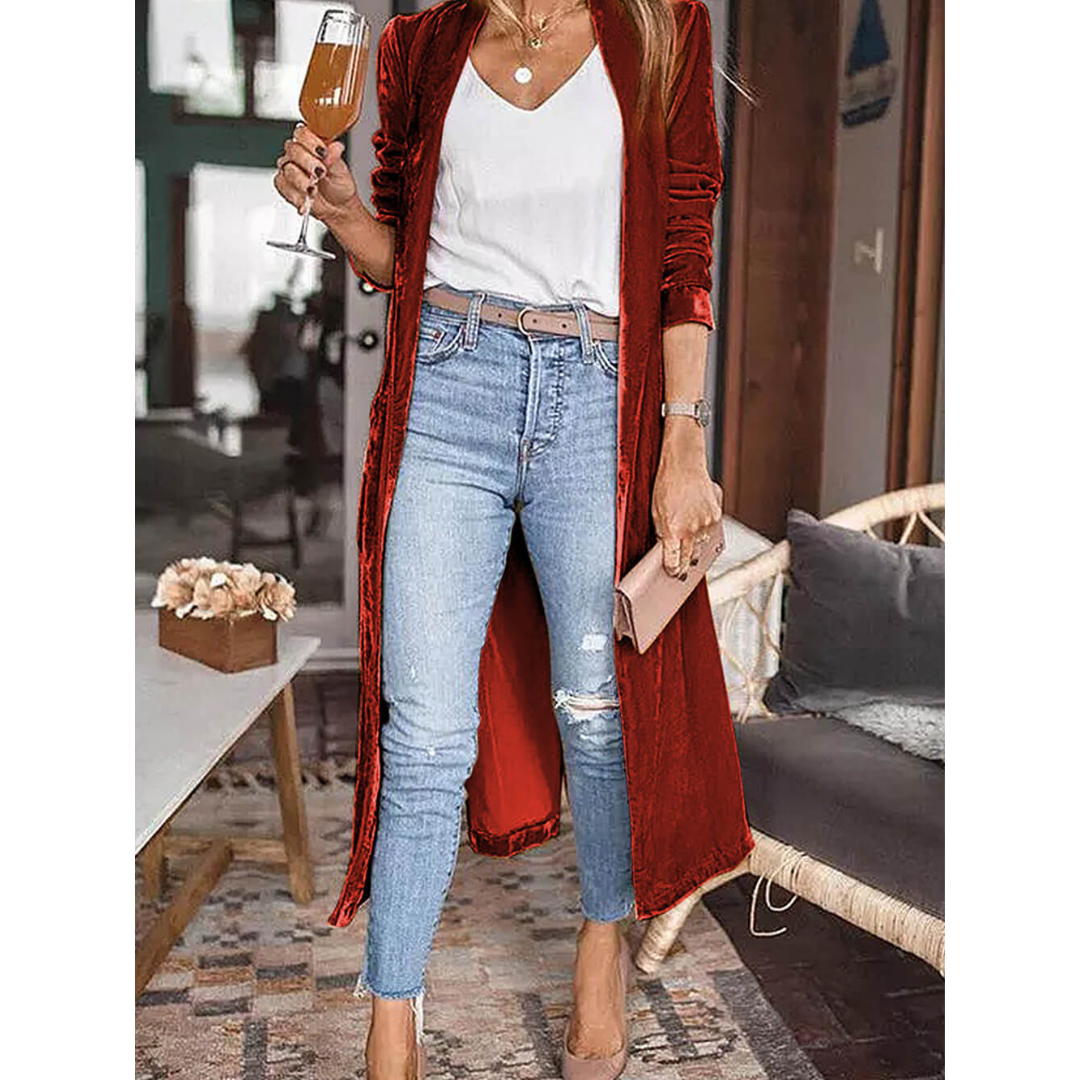 Clodagh | Elegant Long Cardigan for Women | Chic, Warm, Versatile Style