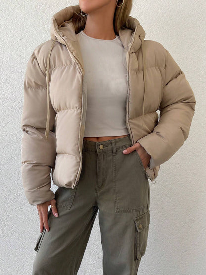 Shireen - Stylish padded warm hoodie jacket