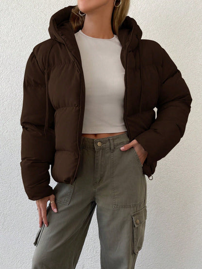 Shireen - Stylish padded warm hoodie jacket