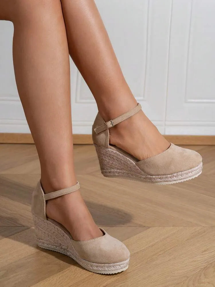 Women’s Summer Wedge Espadrilles | Closed Toe, Ankle Strap