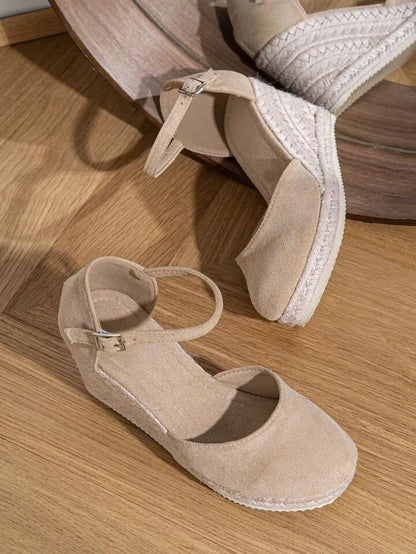 Women’s Summer Wedge Espadrilles | Closed Toe, Ankle Strap