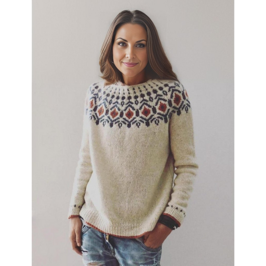 Astrid's Delight | Women's Winter Crew Neck Knitwear | Warm, Stylish, Versatile