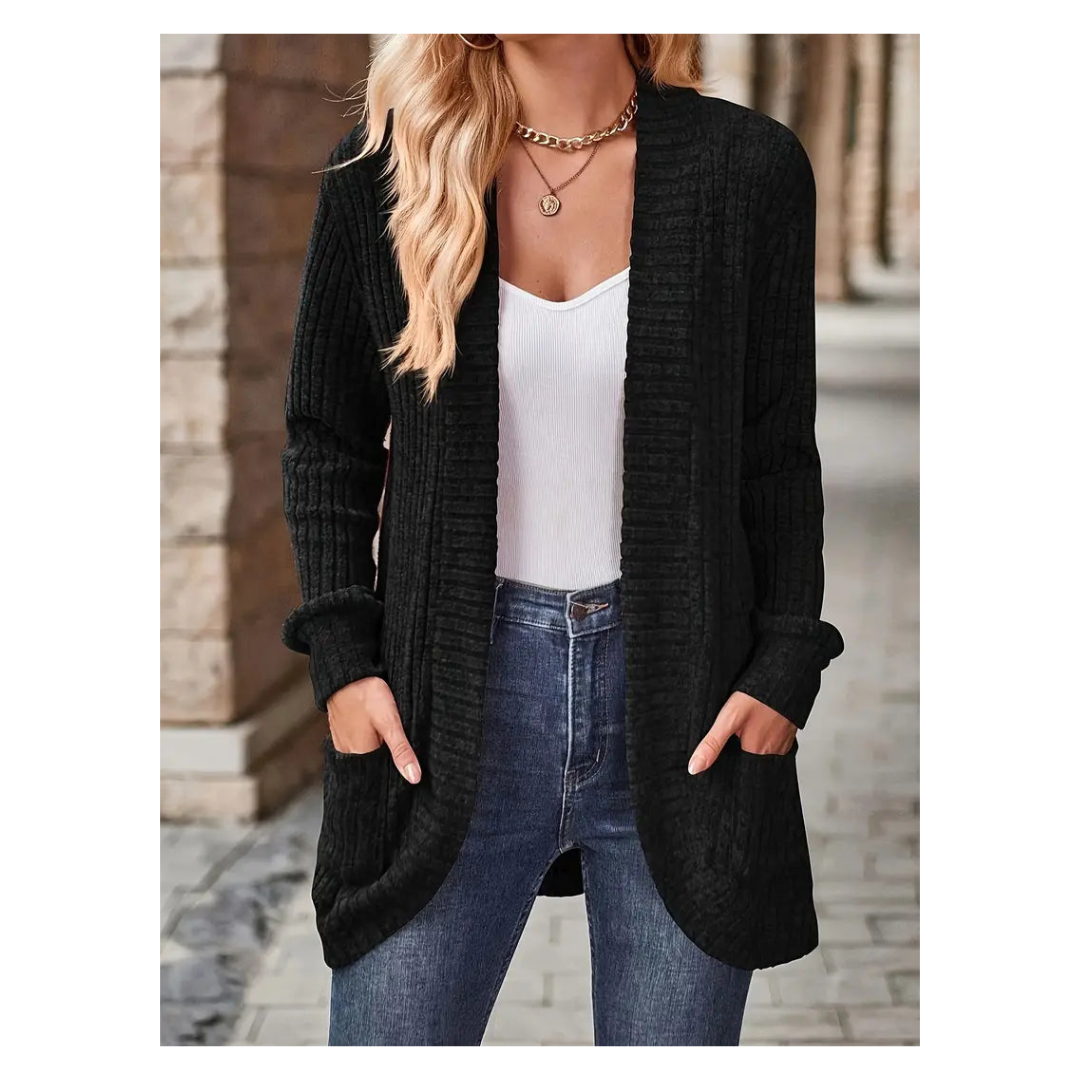 Aisling | Women's Elegant Long Knit Cardigan | Warm, Comfortable, Versatile