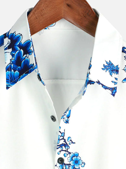 Liam | Men's Vibrant Floral Shirt | Comfortable, Trendy, Versatile Style