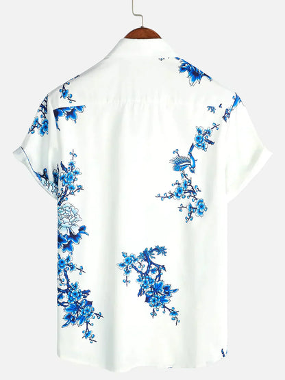 Liam | Men's Vibrant Floral Shirt | Comfortable, Trendy, Versatile Style