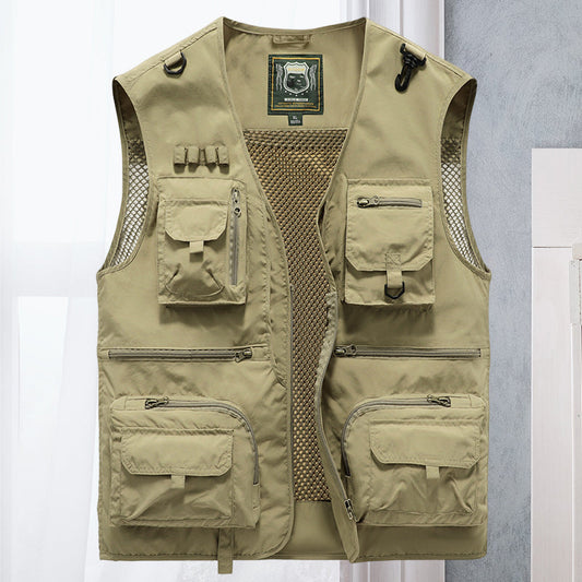 O'Sullivan | Men's Tactical Outdoor Vest | Robust, Lightweight, Multi-Pocket Design