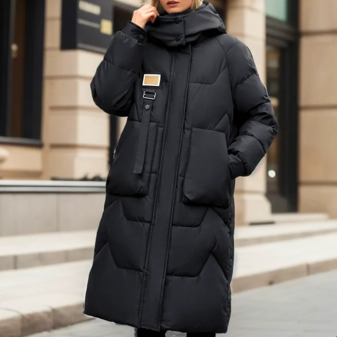 Norah | Stylish Women's Long Puffer Jacket | Ultimate Warmth & Comfort for Winter