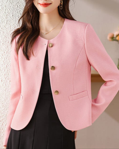 Adelia - Stylish versatile button-up blazer