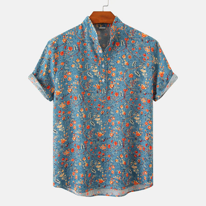 Cormac | Contemporary Floral Men's Shirt | Soft Cotton, Tailored Fit, Versatile Style