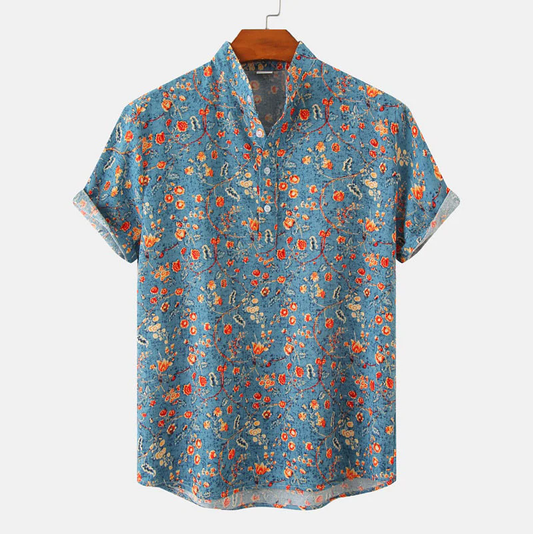 Cormac | Contemporary Floral Men's Shirt | Soft Cotton, Tailored Fit, Versatile Style