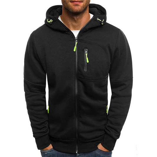 Darragh | Hooded Zip Jacket for Men | Fashionable, Warm, Comfortable Fit