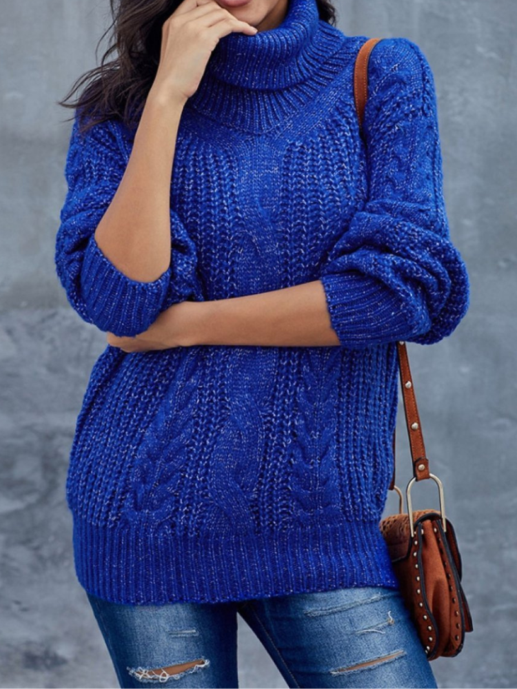 Rhona - Warm Casual Loose Cable-Knit Sweater