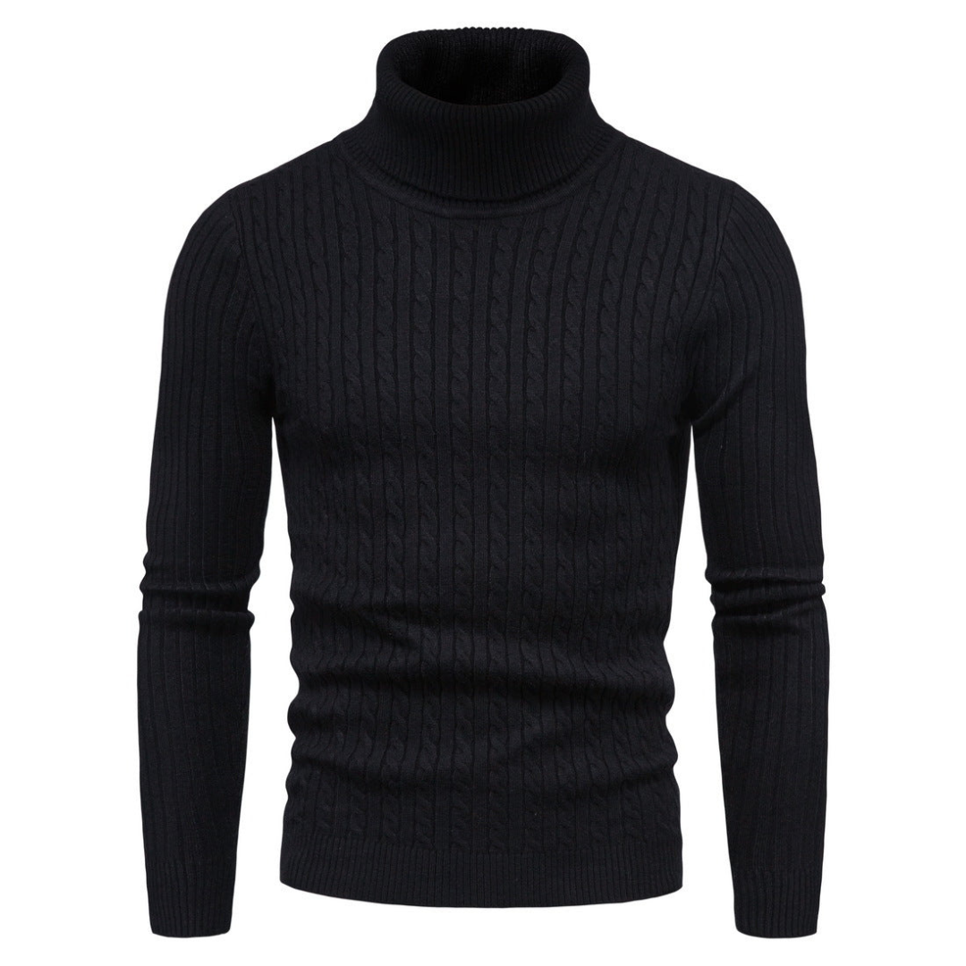 Finnigan | Men's Luxe Knit Pullover | High Neck, Soft Touch, Versatile Style