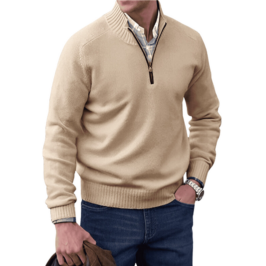 Ciaran | Luxe Half Zip Pullover | Warm, Chic, Quality Craftsmanship for Every Occasion