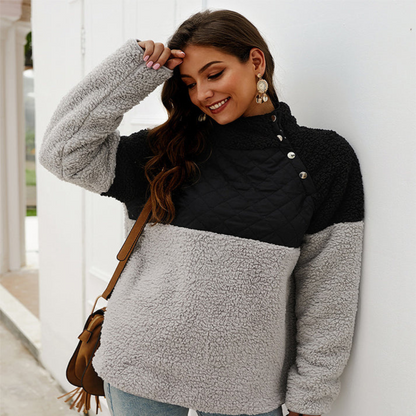 Drea - Stylish warm high neck sweater