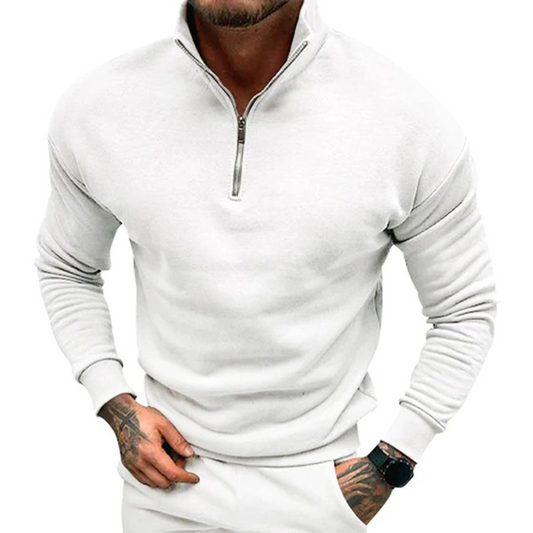 Oisin | Men's Elegant Zip-Up Sweater | Stylish, Comfortable, Warm for All Occasions