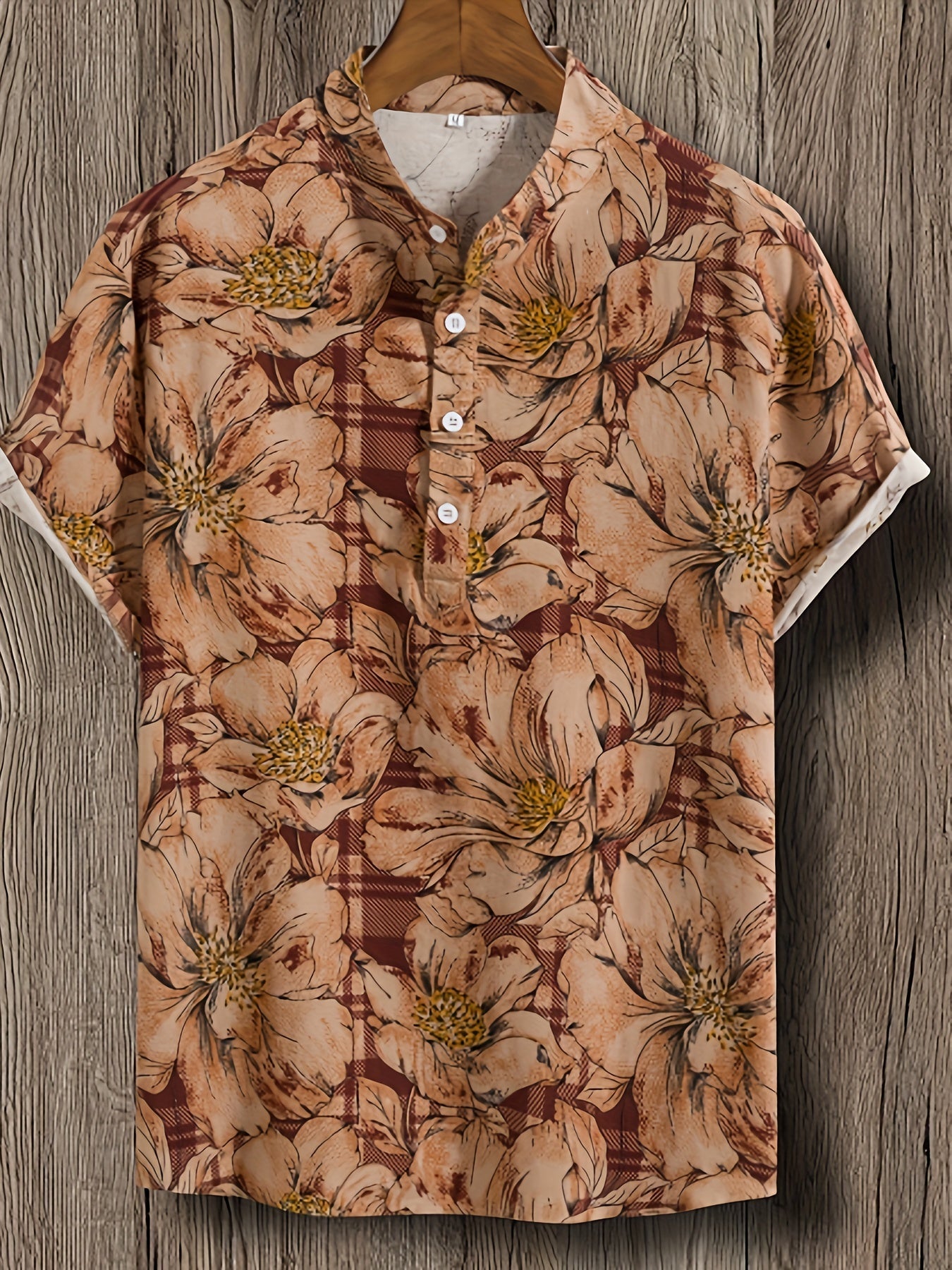 Cillian | Trendy Short-Sleeve Floral Shirt for Men | Cool, Stylish, Comfortable