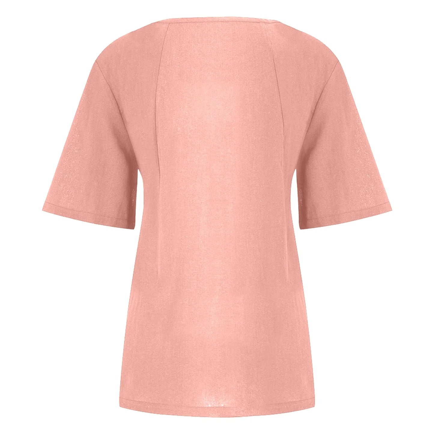 Women’s Casual Summer Shirt | Short Sleeve, Asymmetrical