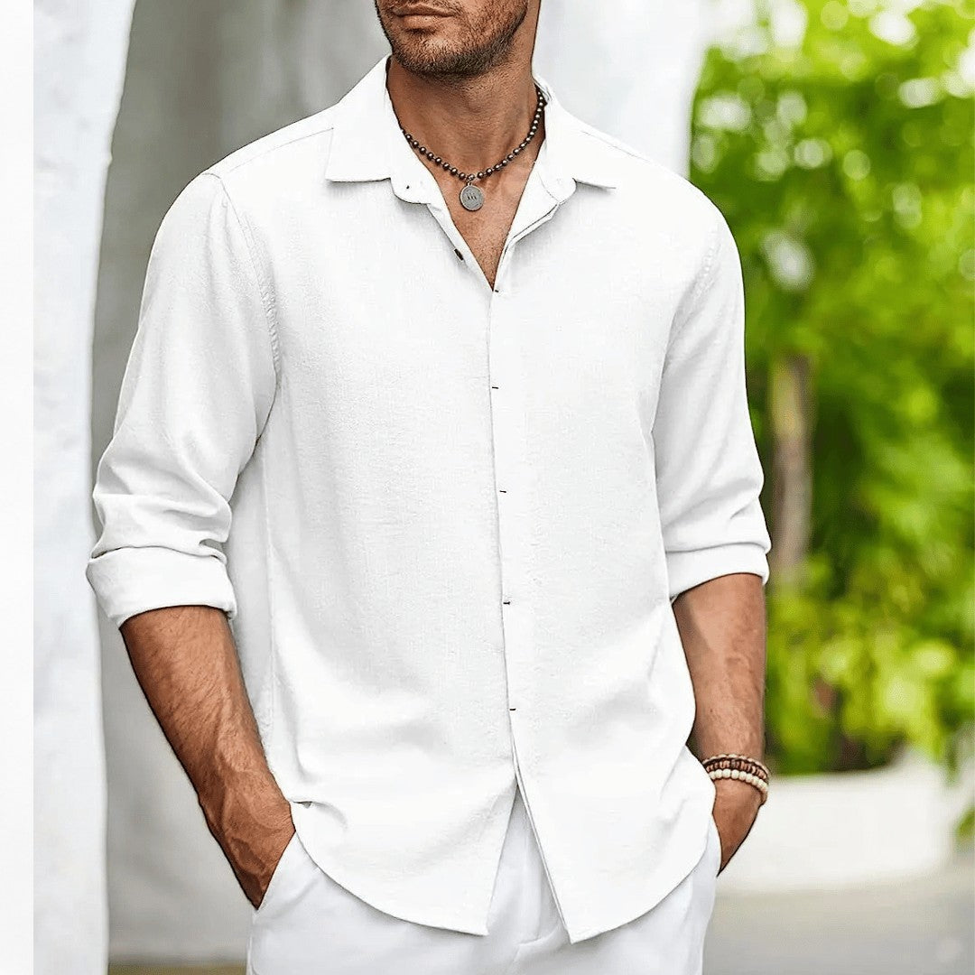 Ethan | Slim Fit Tailored Shirt for Ultimate Style and Comfort | Breathable, Versatile, Elegant