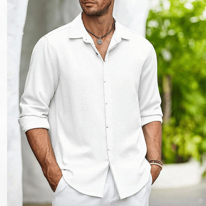 Ethan | Slim Fit Tailored Shirt for Ultimate Style and Comfort | Breathable, Versatile, Elegant