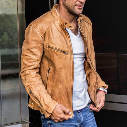 Seamus | Contemporary Men's Jacket with Functional Zipper Pockets | Stylish & Durable