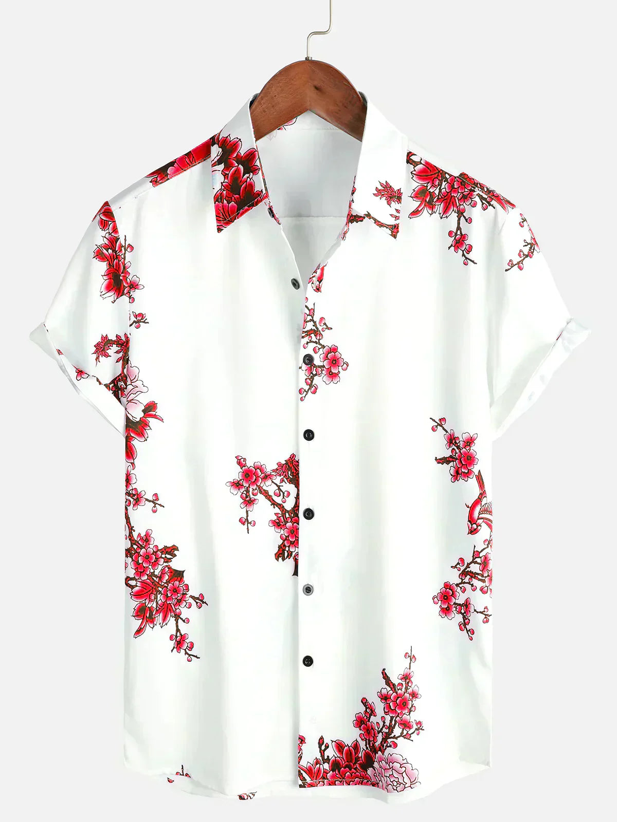 Liam | Men's Vibrant Floral Shirt | Comfortable, Trendy, Versatile Style