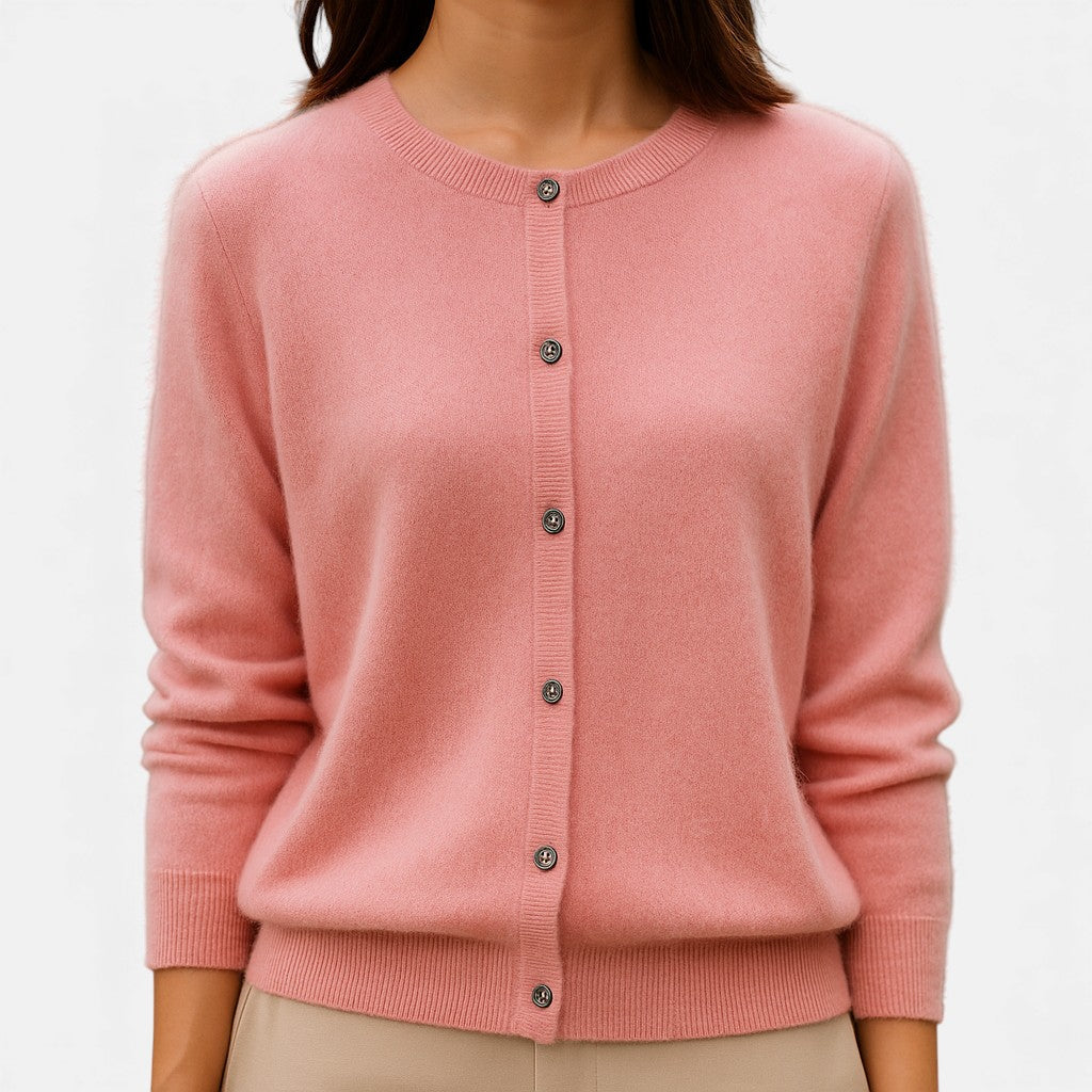 Valery - Casual button cashmere sweater