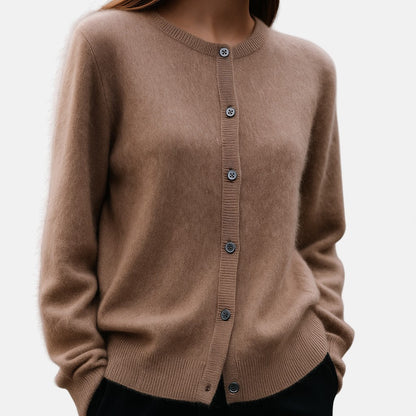 Valery - Casual button cashmere sweater