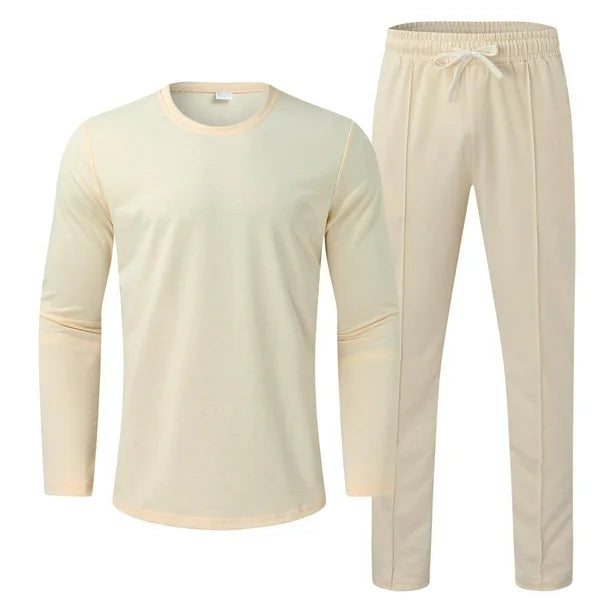 Men’s Casual Two Piece Set | Slim Fit, Trouser & Top