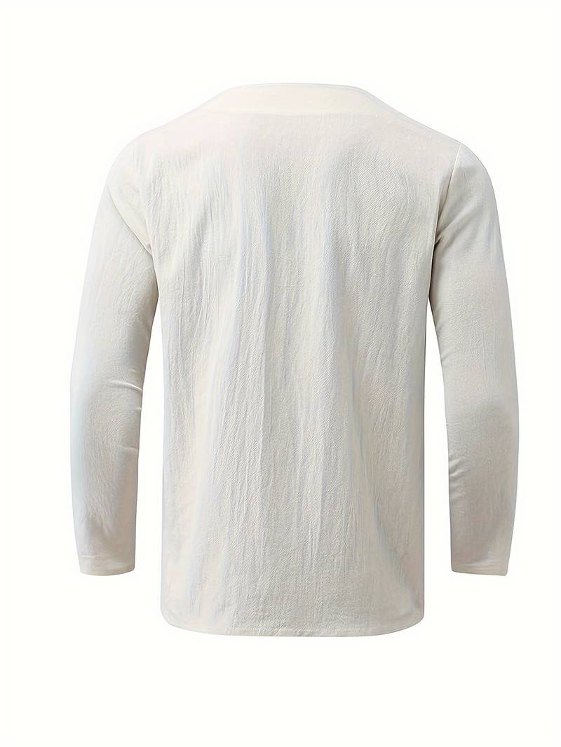 Owen | Casual Drawstring Long Sleeve Shirt for Men | Chic, Relaxed, Effortless Style