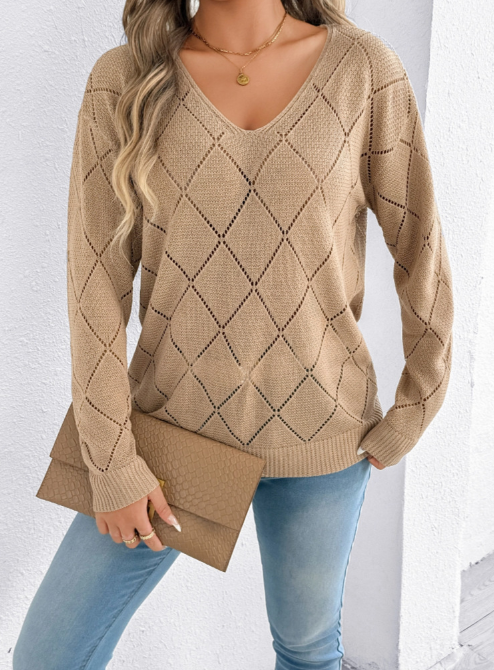 Raphaela - Elegant Casual V-Neck Sweater