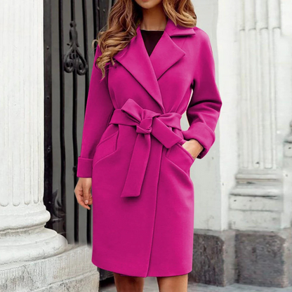 Nylah - Elegant and Versatile Long Trench Coat