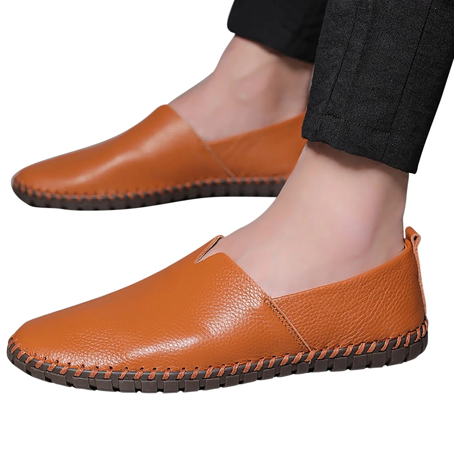 Men’s Slip On Summer Loafers | Leather, Moccasin Style