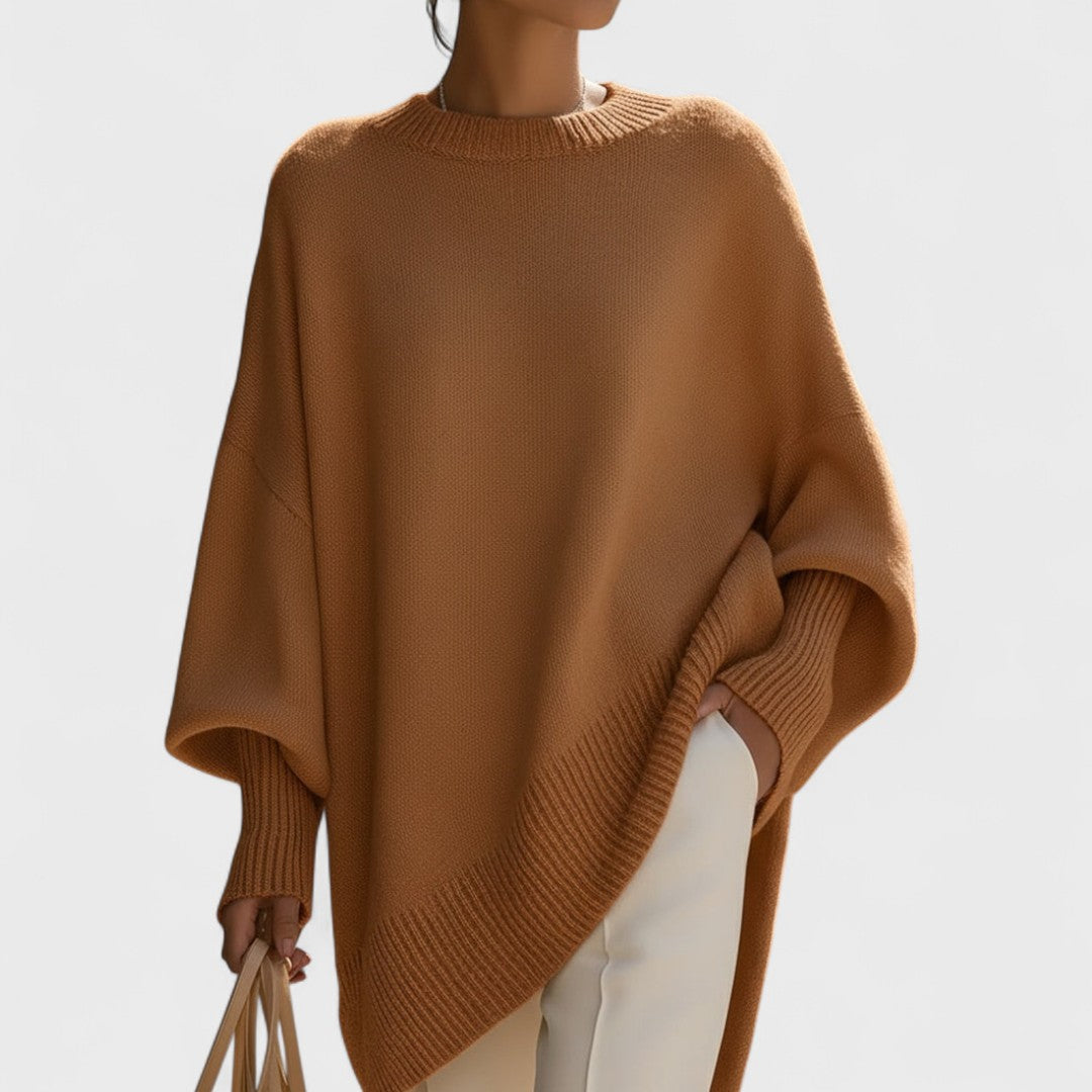 Rhianna - Warm Oversized Poncho Jumper