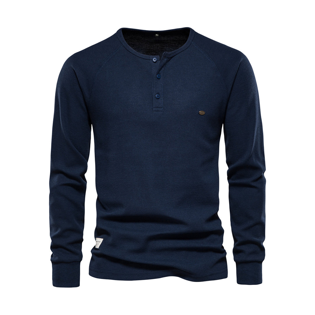 Liam | Men's Long Sleeve Shirt | Elegant Comfort for Every Occasion | Versatile Fit