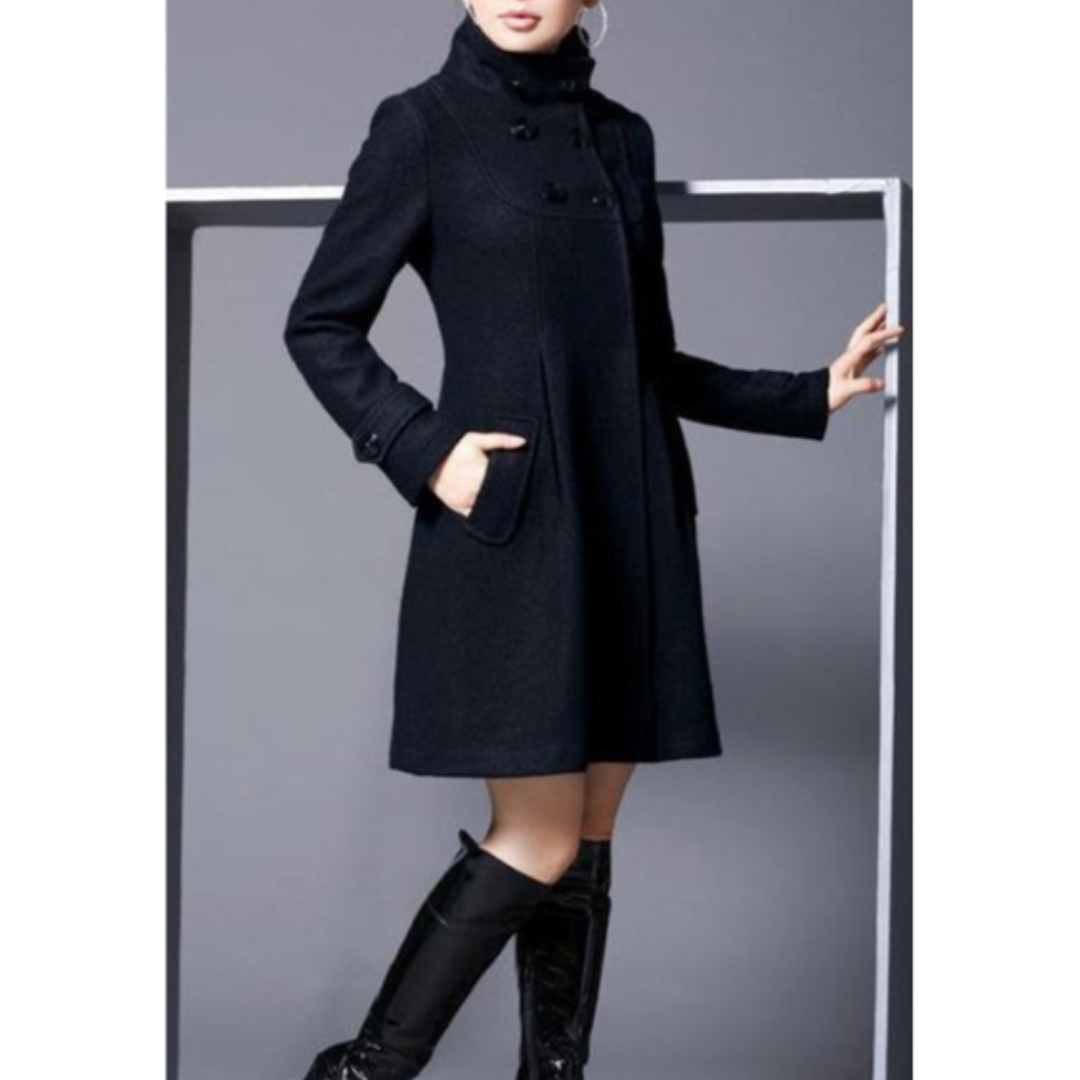 Emerald Isle | Women's Chic Long Winter Coat | Elegant, Warm, Tailored Comfort