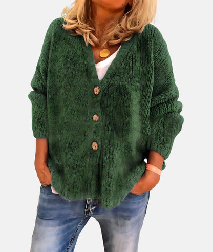 Raelyn - Casual versatile V-neck warm cardigan