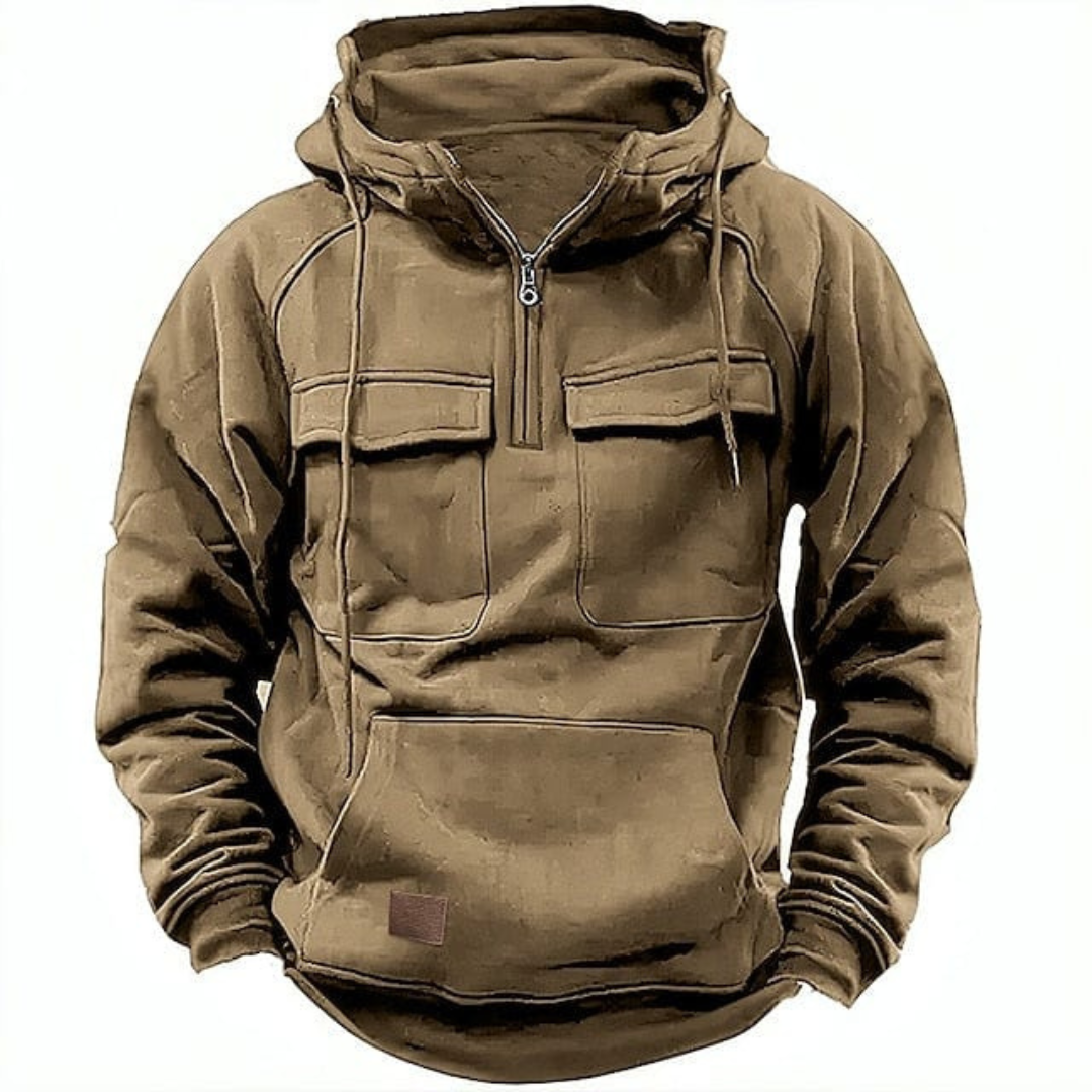 Oisin | Men's Cosy Hooded Sweatshirt for Winter | Warm, Stylish, Functional