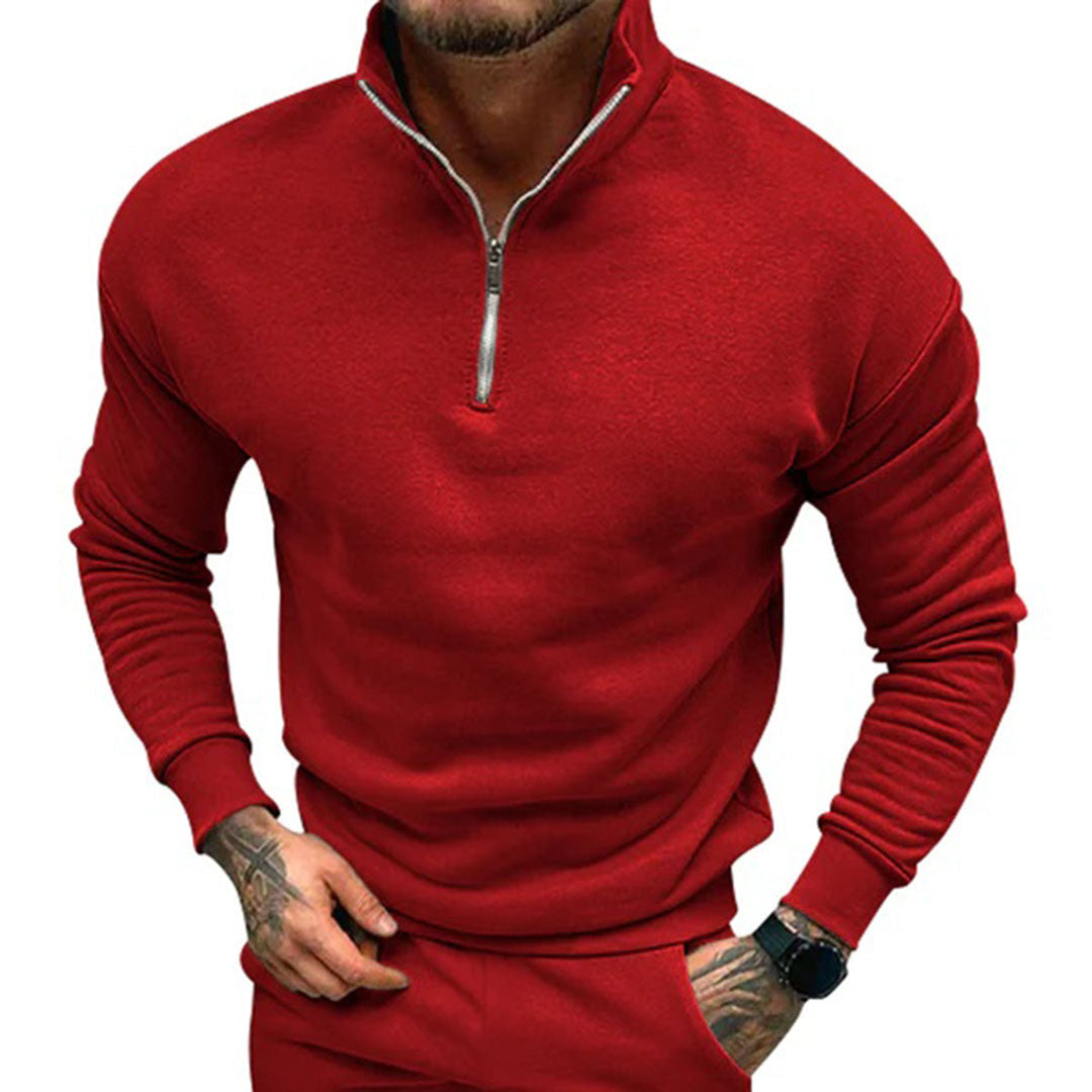 Oisin | Men's Elegant Zip-Up Sweater | Stylish, Comfortable, Warm for All Occasions