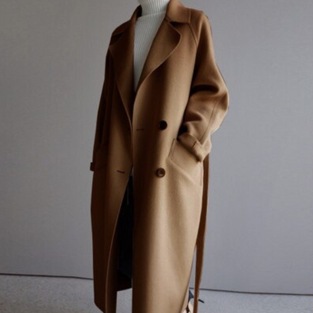 Aisling | Elegant Women's Long Trench Coat | Warm, Stylish, Versatile Essential