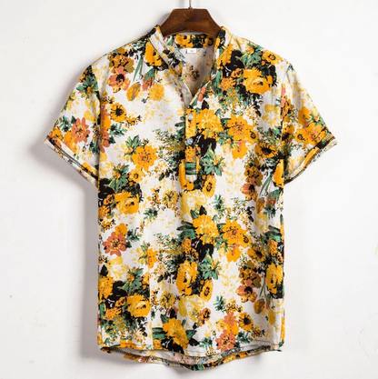 Cormac | Contemporary Floral Men's Shirt | Soft Cotton, Tailored Fit, Versatile Style