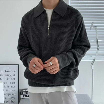 O'Sullivan | Men's Stylish Long Sleeve Jumper | Comfortable Zip Fastening, Versatile Design