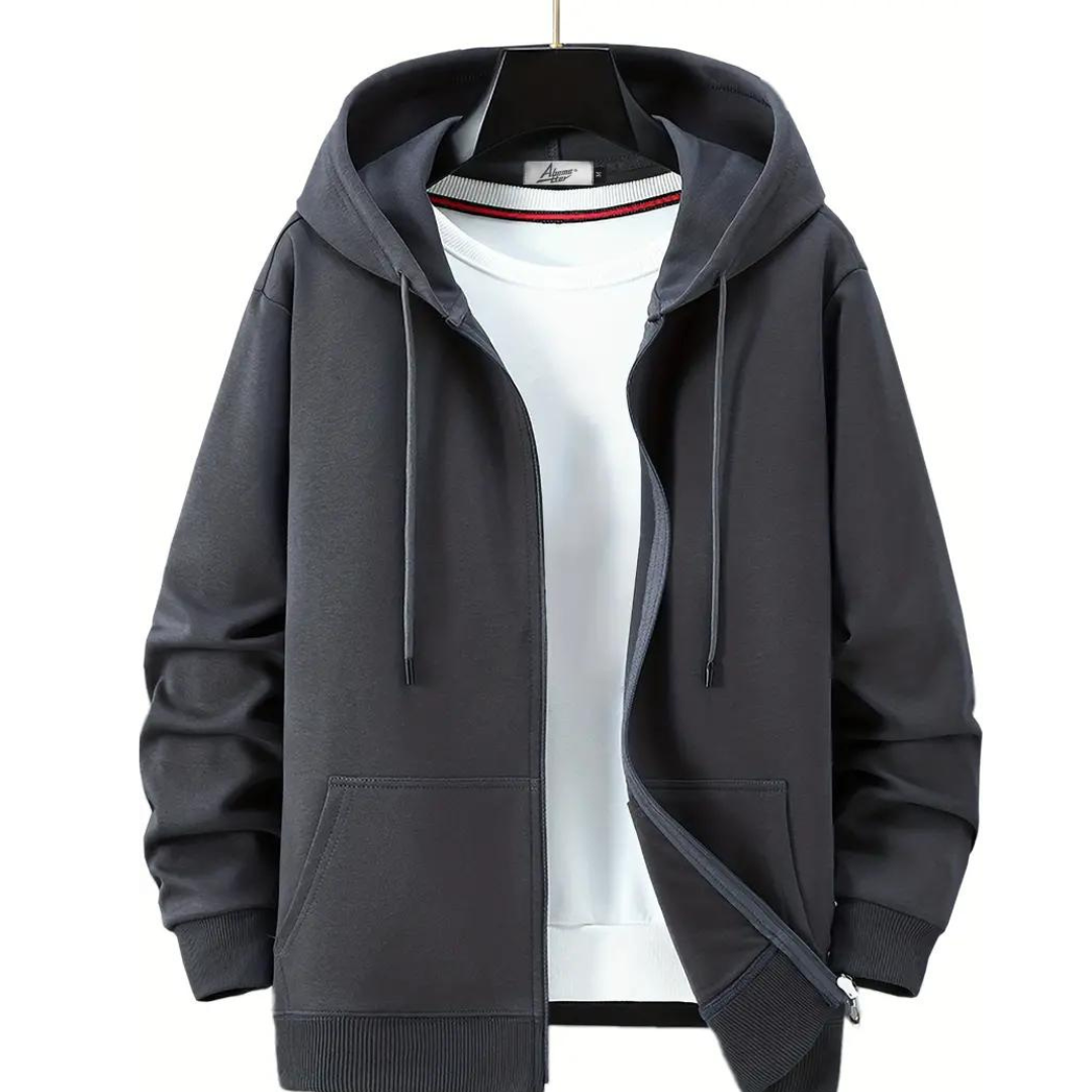 Finnian | Modern Men's Jacket with Hood | Stylish, Comfortable, Versatile Wear