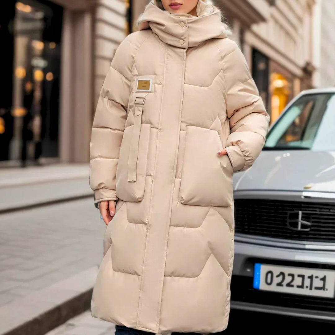 Norah | Stylish Women's Long Puffer Jacket | Ultimate Warmth & Comfort for Winter