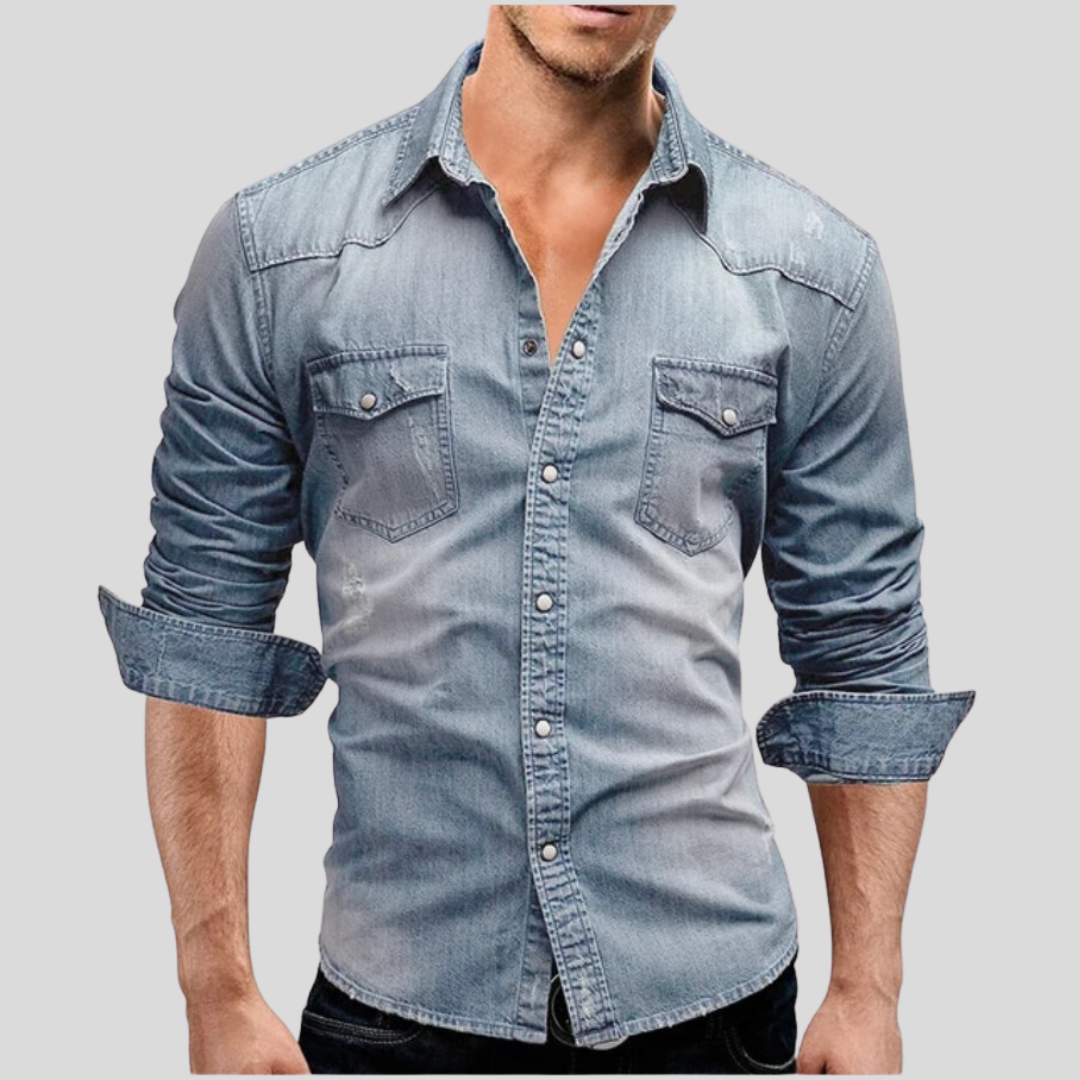 Liam | Classy Cotton Shirt for Effortless Summer Elegance | Versatile, Comfortable, Timeless