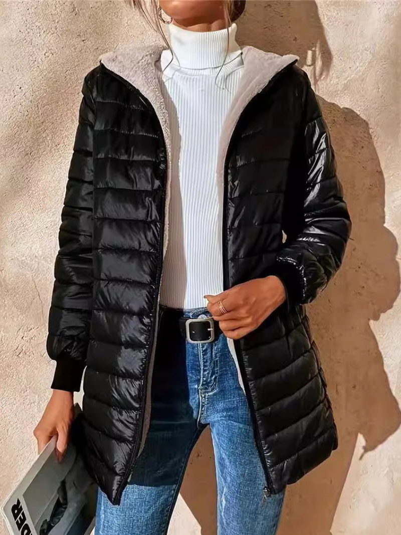Jannah - Quilted jacket with cosy fleece lining