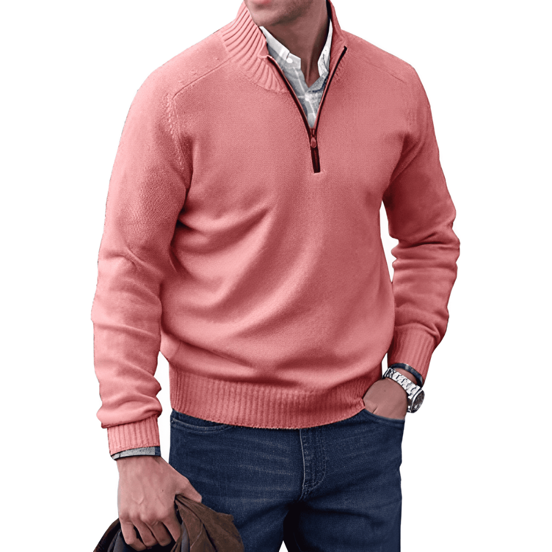 Ciaran | Luxe Half Zip Pullover | Warm, Chic, Quality Craftsmanship for Every Occasion