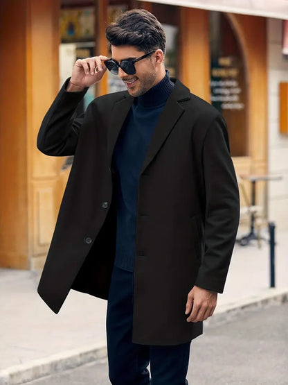 O'Connell | Distinguished Men's Overcoat | Elegant, Versatile, Timeless Craftsmanship