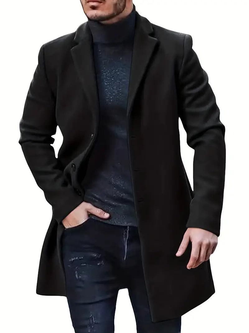 O'Connell | Distinguished Men's Overcoat | Elegant, Versatile, Timeless Craftsmanship