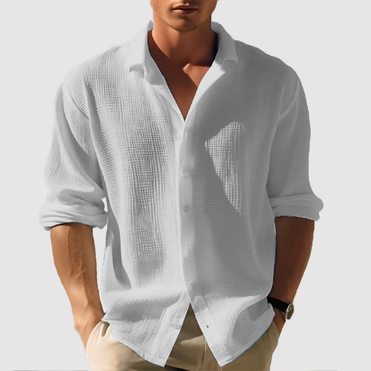 Finnian | Timeless Long Sleeve Shirt for All Occasions | Elegant, Comfortable, Durable